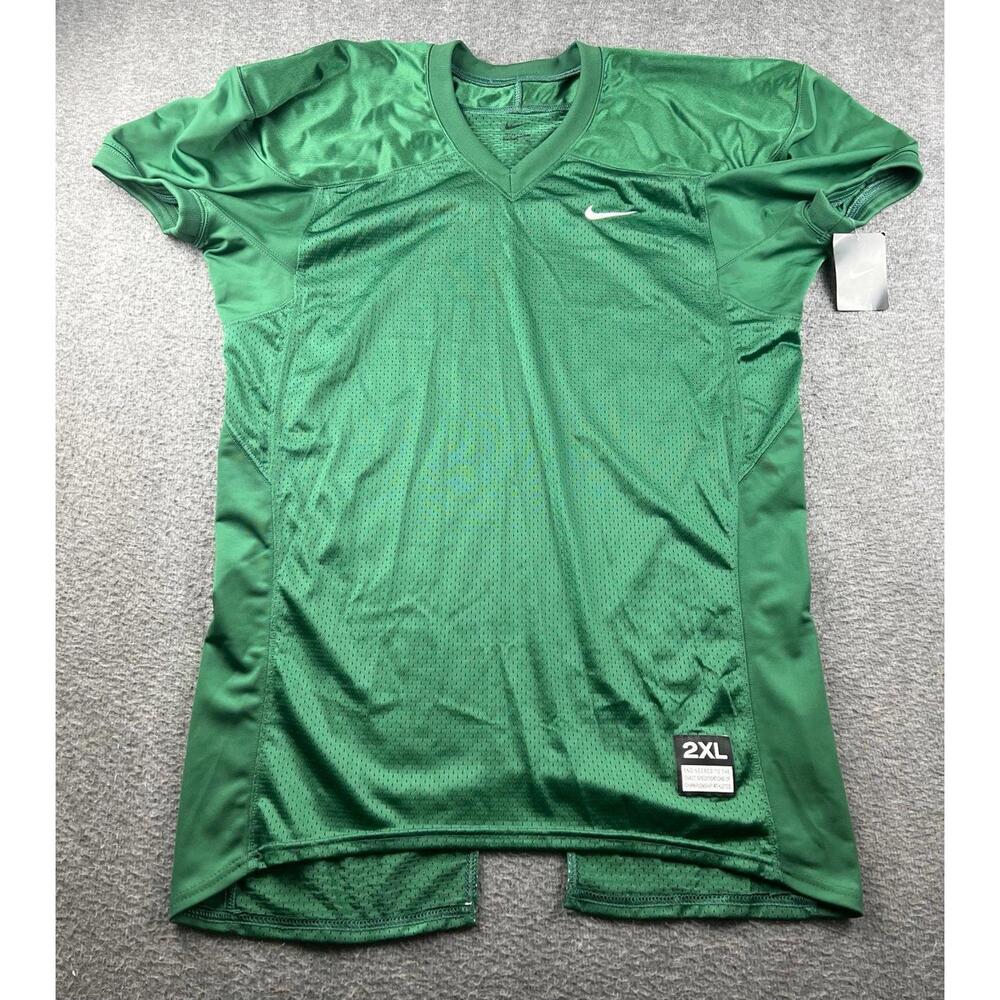 Nike‎ Men's Green Athletic Jersey Size 2XL